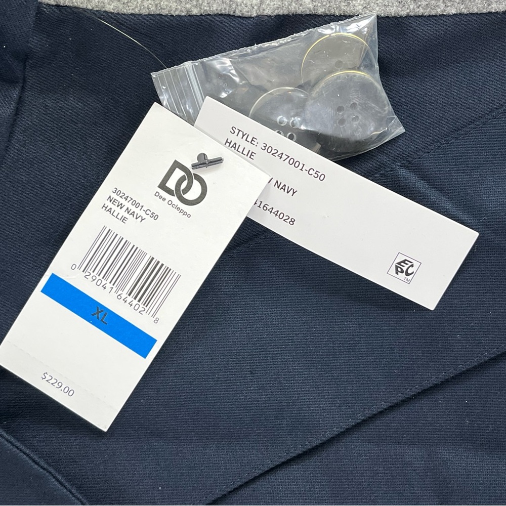 DO by Dee Ocleppo Mixed Media Short Trench Coat/ Jacket. NWT - Picture 7 of 15